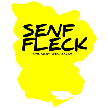 Motiv Senf Fleck vom Grillen, gelb - Geschenk Idee