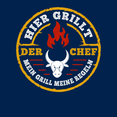 Motiv Chef Grill Positiv BBQ Grillkohle Grillen Griller