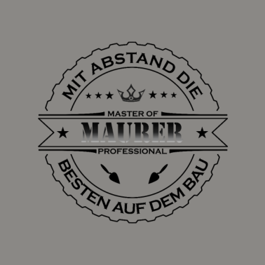 Motiv Mit Abstand die Besten auf dem Bau Maurer bl