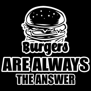 Motiv Witziger Burger Spruch Hamburger Spaß Humor