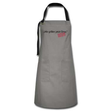 Grillen Schürze - Wir grillen jetzt Opa Satzzeichen Komma Leben Opa