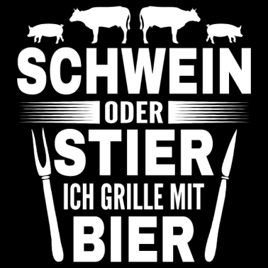 Motiv Grillen Bier Griller Grillmeister Geschenkidee