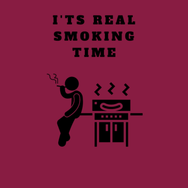 Motiv Grillen i´ts smoking time GRILLEN