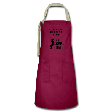 Grillen Schürze - Grillen i´ts smoking time GRILLEN