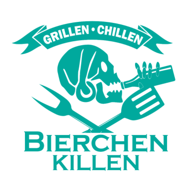 Motiv Grillen chillen bierchen killen Party Geschenk