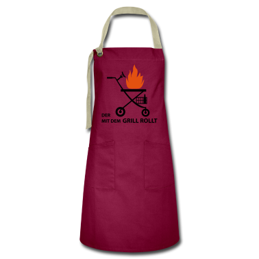 Grillen Schürze - Rollator mit Grill – Geschenk für Opa - JGA