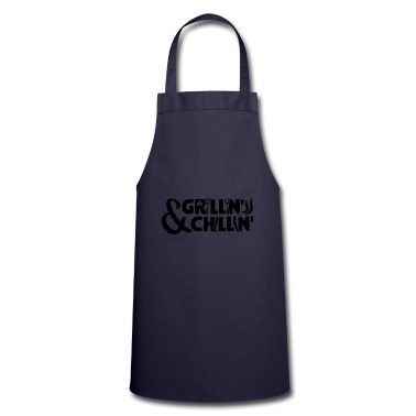 Grillen Schürze - Grillen BBQ Grill Grillkönig Grillmeister Geschenk