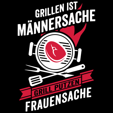 Motiv Grillen ist Männersache
