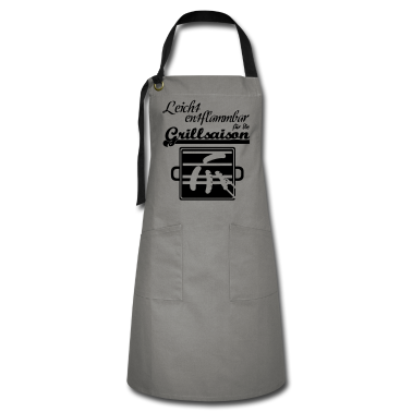 Grillen Schürze - Grillsaison Grill grillen Sommer Party Geschenk