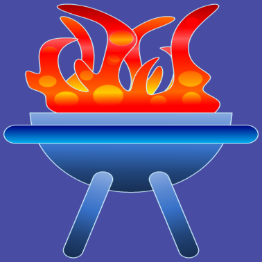 Motiv Grillfeuer GRILL GRILLEN