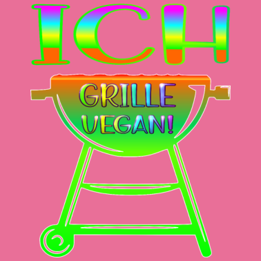 Motiv Ich grille vegan GRILLEN GRILL ESSEN