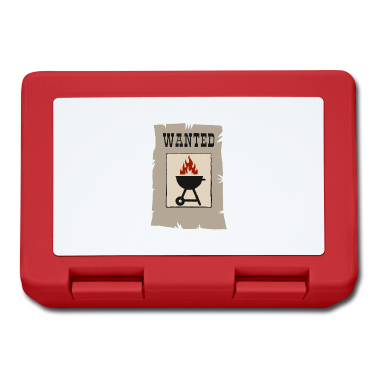 Grillen Brotdose - wanted Grill will grillen Grillshirt