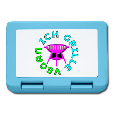 Grillen Brotdose - Ich grille Vegan Veganerin Veganer Grill GRILLEN