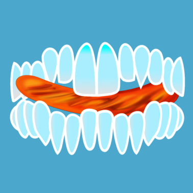 Motiv GRILLWÜRSTCHEN GEBISS ZÄHNE GRILL GRILLEN