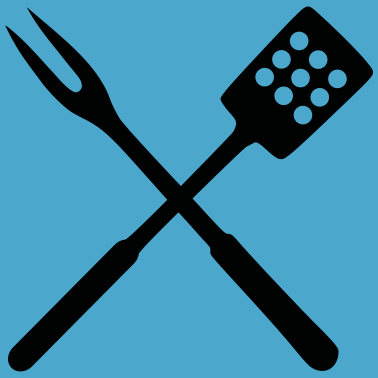 Motiv Grillen Besteck