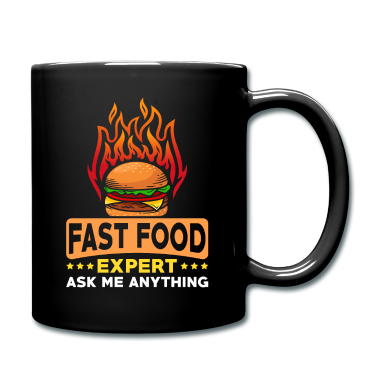 Grillen Tasse - Fast Food Spruch lustig