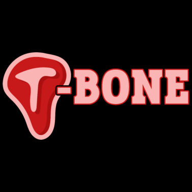 Motiv LustigeT-Knochen Fleischliebhaber Metzger Grillen