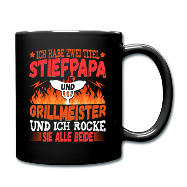 Grillen Tasse - Stiefpapa Griller Grillen