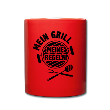 Grillen Tasse - Mein Grill Meine Regeln grillen griller geburtstag