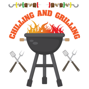 Motiv Grillen - Chillen und Grillen