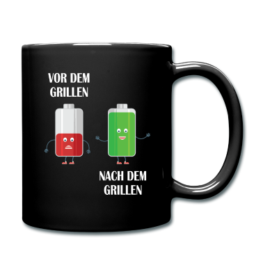 Grillen Tasse - Vor dem grillen und nach dem grillen