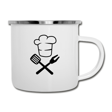 Grillen Emaille Tasse - Grill Meister Grill König grillen Grill Saison