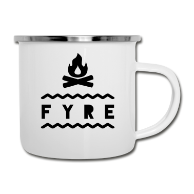 Grillen Emaille Tasse - Grillen