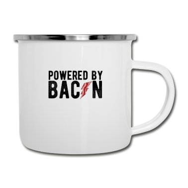 Grillen Emaille Tasse - Grillen