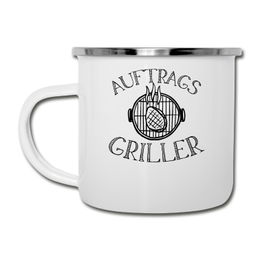 Grillen Emaille Tasse - Auftragsgriller, Grillen BBQ - Grillen - Grill - G