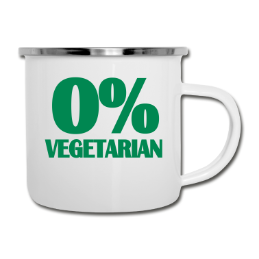 Grillen Emaille Tasse - Grillen