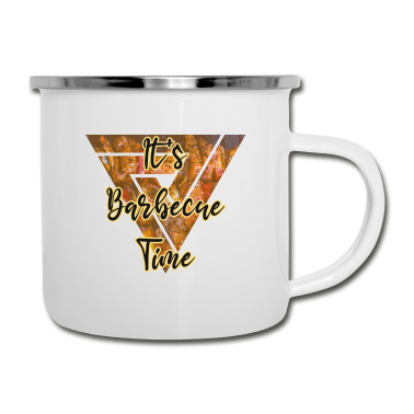 Grillen Emaille Tasse - Grillen