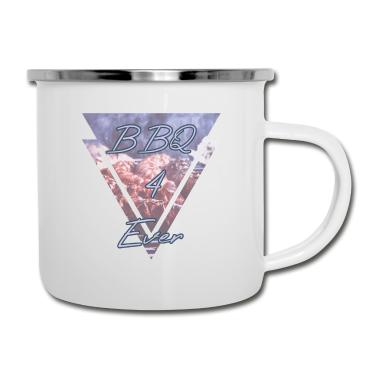 Grillen Emaille Tasse - Grillen
