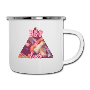 Grillen Emaille Tasse - Grillen