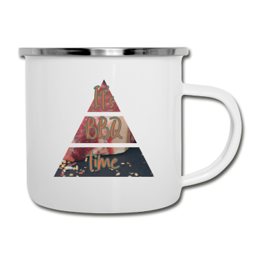 Grillen Emaille Tasse - Grillen