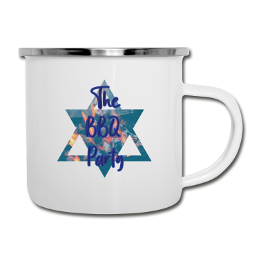 Grillen Emaille Tasse - Grillen