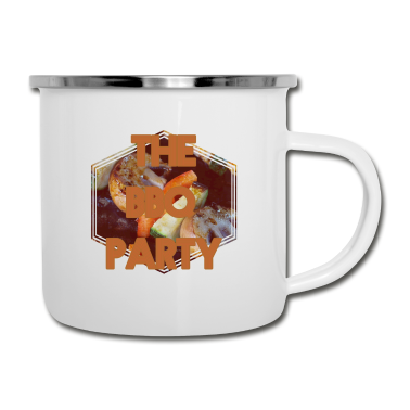 Grillen Emaille Tasse - Grillen