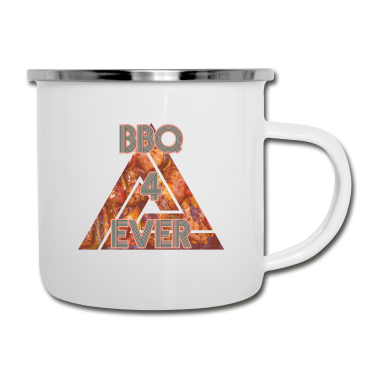 Grillen Emaille Tasse - Grillen