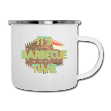 Grillen Emaille Tasse - Grillen