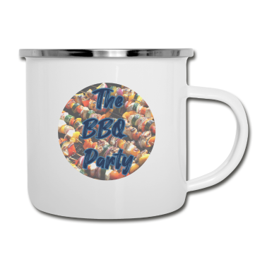 Grillen Emaille Tasse - Grillen