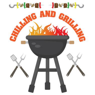 Motiv Grillen - Chillen und Grillen