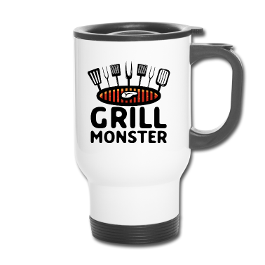 Grillen Thermobecher - Grill Monster, Grill Meister