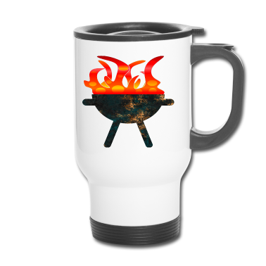 Grillen Thermobecher - Grillfeuer COOLES GRILL GRILLEN