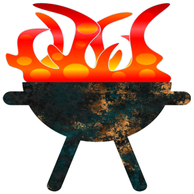 Motiv Grillfeuer COOLES GRILL GRILLEN