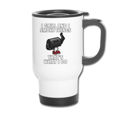 Grillen Thermobecher - BBQ Grillen Griller Grill Grillmeister Geschenk