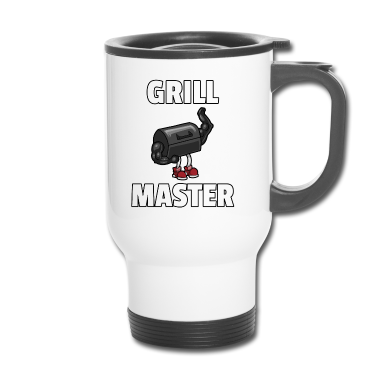 Grillen Thermobecher - BBQ Grillen Griller Grill Grillmeister Meister