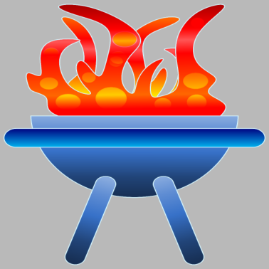 Motiv Grillfeuer GRILL GRILLEN