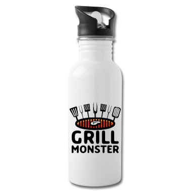 Grillen Trinkflasche - Grill Monster, Grill Meister