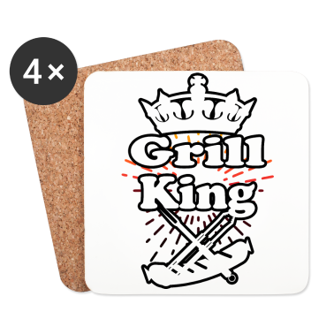 Grillen Untersetzer - Grillen Grillen Koenig Grillen
