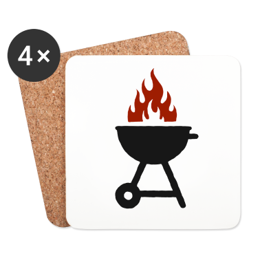 Grillen Untersetzer - Grill Grillen
