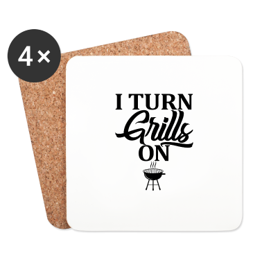 Grillen Untersetzer - Grillen - Ich werf den Grill an